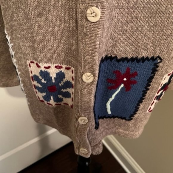 Stitches in Time vintage Button Down Cardigan Sweater Size Medium - Picture 2 of 7